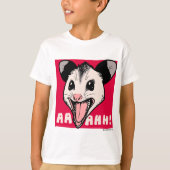 Opossum "AHHH" Tシャツ (正面)