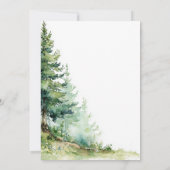 Opossum Baby Shower Invitation • Oh Baby Forest シーズンカード (裏面)