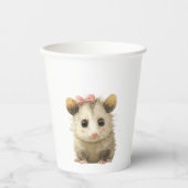 Opossum Birthday • Animal Party Cup 紙コップ (正面)