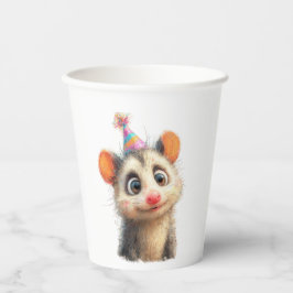 Opossum Birthday • Animal Party Cup Papieren Beker 紙コップ