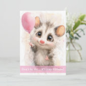 Opossum Birthday Card カード (スタンド正面)
