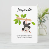 Opossum Birthday Invitation 招待状 (スタンド正面)