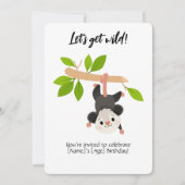 Opossum Birthday Invitation 招待状 (正面)