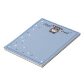 Opossum Dead Inside幽霊とスカルノート ノートパッド (回転)