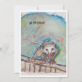 Opossum Greeting Card シーズンカード