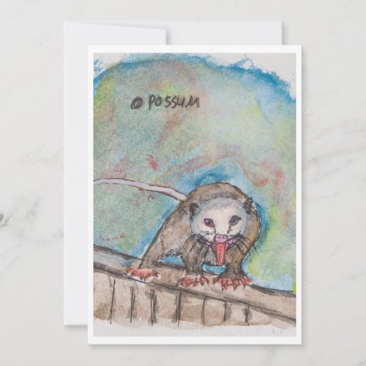 Opossum Greeting Card シーズンカード (正面)