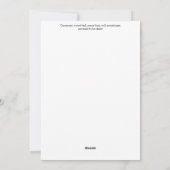 Opossum Greeting Card シーズンカード (裏面)