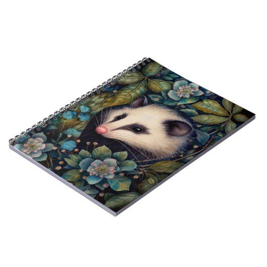 Opossum in the Brambles Notebook ノートブック (左側)
