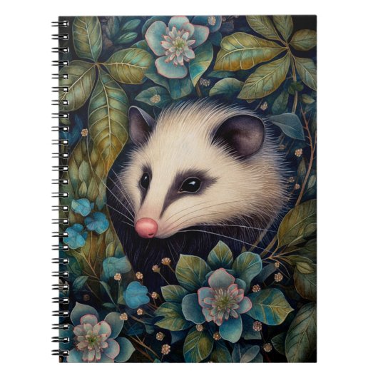 Opossum in the Brambles Notebook ノートブック (正面)