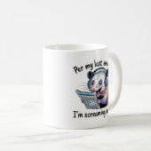 Opossum Office Mug - Per My Last Email Funny Coffe コーヒーマグカップ (正面右)