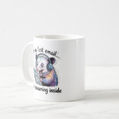 Opossum Office Mug - Per My Last Email Funny Coffe コーヒーマグカップ (正面左)