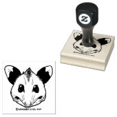 Opossum "UGH..." ラバースタンプ (押印)