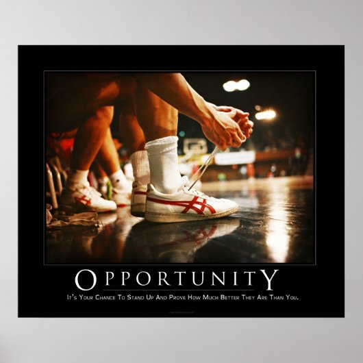 Opportunity Demotivationalポスター ポスター (正面)