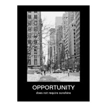 Opportunity Demotivationalポスター