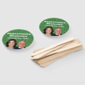 Opportunity Economy Harris Walz 2024 ハンドファン (組立なし)