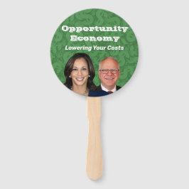 Opportunity Economy Harris Walz 2024 ハンドファン