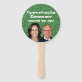Opportunity Economy Harris Walz 2024 ハンドファン