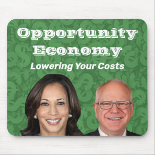 Opportunity Economy Harris Walz 2024 マウスパッド