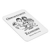 Opportunity Economy Harris Walz 2024 マグネット (右側)