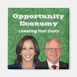 Opportunity Economy Harris Walz 2024 マグネット