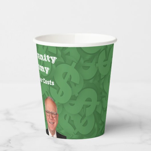 Opportunity Economy Harris Walz 2024 紙コップ (左)