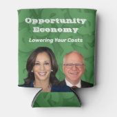 Opportunity Economy Harris Walz 2024 缶クーラー (正面)