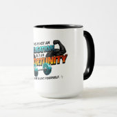 Opportunity Not Obligation Gym Quote マグカップ (正面右)