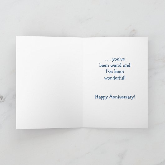 "Opposite Attract"記念日 カード (内部)