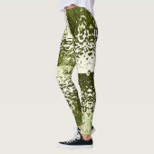 Opposites Attract Leaf Green Leggings レギンス (左)