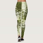 Opposites Attract Leaf Green Leggings レギンス (裏面)
