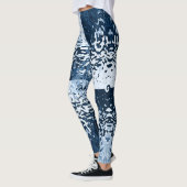Opposites Attract Navy Blue Leggings レギンス (左)