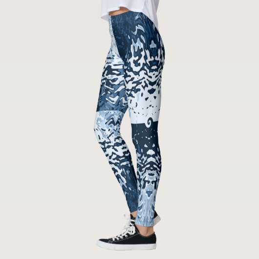 Opposites Attract Navy Blue Leggings レギンス (左)