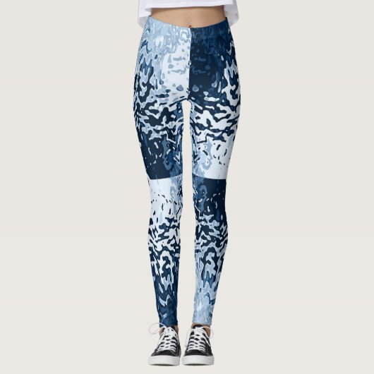 Opposites Attract Navy Blue Leggings レギンス (正面)