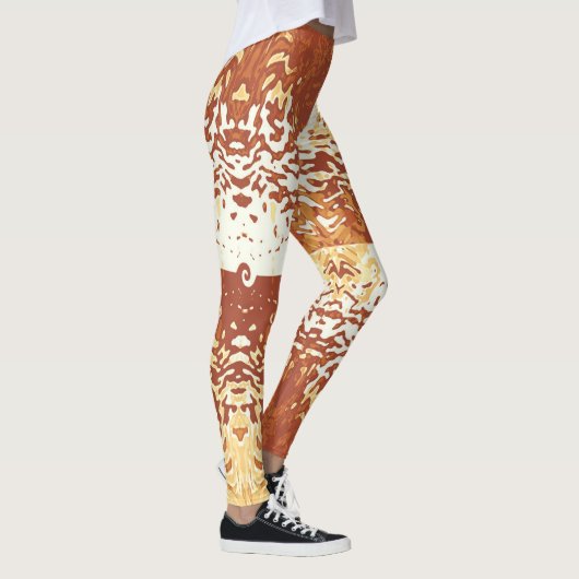 Opposites Attract Pumpkin Orange Leggings レギンス (右)