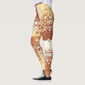 Opposites Attract Pumpkin Orange Leggings レギンス (左)
