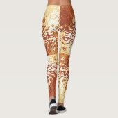 Opposites Attract Pumpkin Orange Leggings レギンス (裏面)