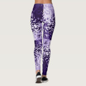 Opposites Attract Purple Leggings レギンス (裏面)