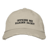 Oppress Me Harly Daddy Hat  刺繍入りキャップ (正面)