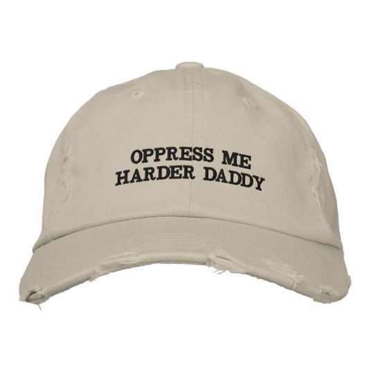 Oppress Me Harly Daddy Hat 刺繍入りキャップ (正面)