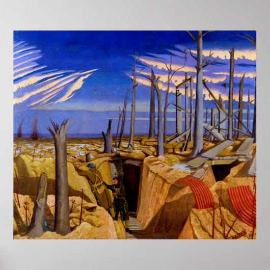 Oppy Wood by John Nash (1917) ポスター (正面)