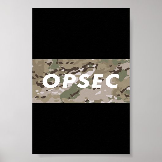 OPSEC – オペレーションのセキュリティ ポスター (正面)
