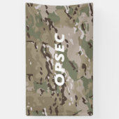 OPSEC -運用セキュリティ 横断幕 (縦)