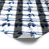 Opt art 3d Hallucinations Pattern  ポスター (角)