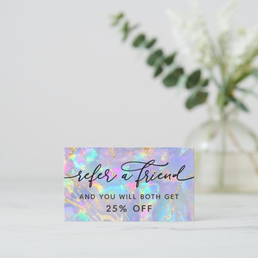 optexture background参照カード 名刺 (スタンド正面)