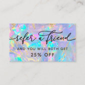 optexture background参照カード 名刺 (正面)