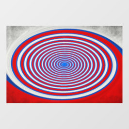 Optic Rings – Red Blue Window Decal ウィンドウサイン