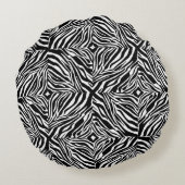 Optical Illusion Decorative Cushion for Chic Home ラウンドクッション (裏面)