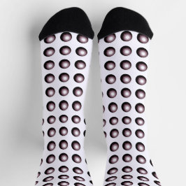Optical Illusion Fun Full of Holes Robotics ソックス