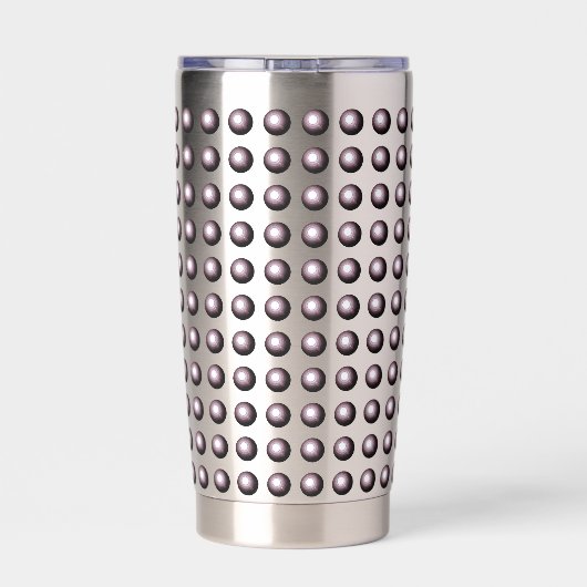 Optical Illusion Fun Robot Funny Robotics 保温保冷タンブラー (背面)