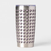 Optical Illusion Fun Robot Funny Robotics 保温保冷タンブラー (正面)